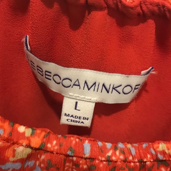 Rebecca Minkoff Ruffle Top - size L - Picture 3 of 3